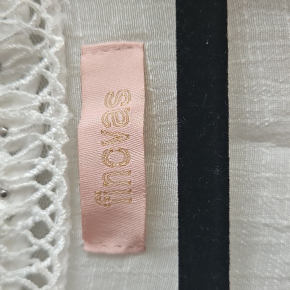 2/$20 Finovas - White with Colorful Tassels Swimsuit CoverUp - Picture 2 of 6